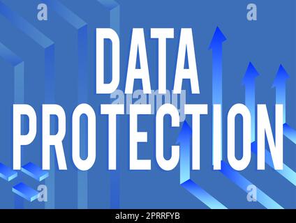 Légende de texte présentant Data ProtectionProtégez les adresses IP et les données personnelles des logiciels nuisibles. Concept d'entreprise protéger les adresses IP et les données personnelles des logiciels nuisibles Banque D'Images