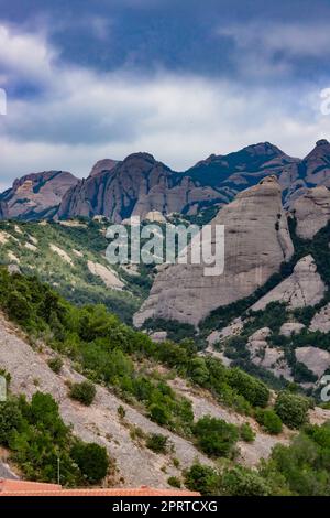 Montcerats étrange rock (Espagne Barcelone) Banque D'Images