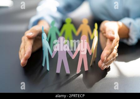 Diversité et inclusion en milieu de travail. Leadership LGBT Banque D'Images