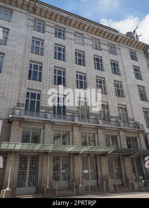 Bâtiment autrichien de la banque d'épargne postale à Vienne Banque D'Images