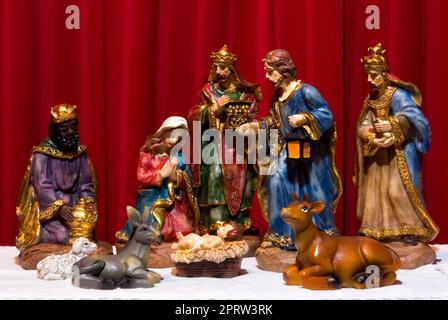 Crèche de Noël Banque D'Images