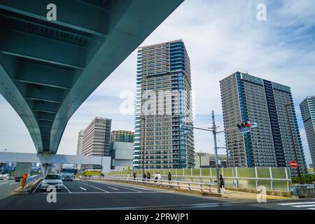 Image de la ville d'Ariake Banque D'Images