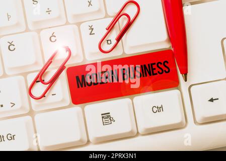 Légende du texte présentant les affaires modernes Introduction à la philosophie des grandes entreprises. Concept d'entreprise Introduction à la philosophie de la grande entreprise Banque D'Images