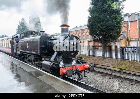 Locomotive 1501 Locomotive sur le chemin de fer Severn Valley Steam Heritage, Shropshire, Angleterre Banque D'Images