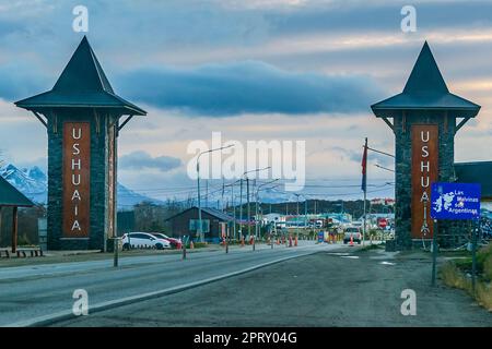 ushuaia, tierra del fuego, argentine, sud, amérique, patagonie, Banque D'Images
