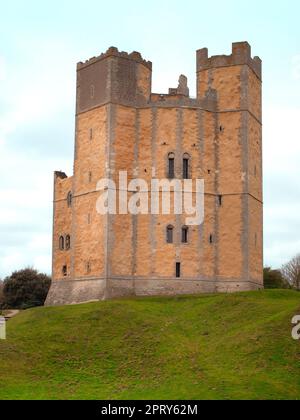 Château d'Orford dans le Suffolk Banque D'Images