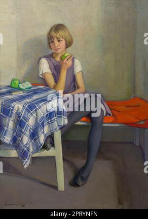 Pommes vertes, Dorothy Johnstone, 1921, Banque D'Images