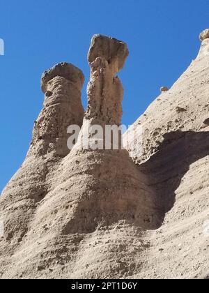 Kasha-Katuwe Tent Rocks National Monument au Nouveau Mexique Banque D'Images