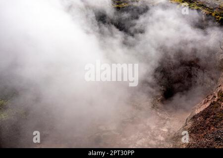 Les cratères de la Lune, Lac Taupo, région de Waikato, Nouvelle-Zélande Banque D'Images