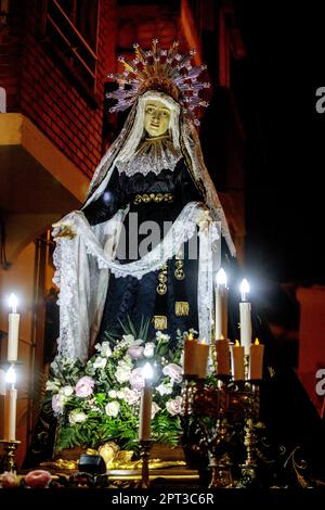 Processions de la semaine Sainte Peñafiel Valladolid Banque D'Images