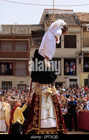 Processions de la semaine Sainte Peñafiel Valladolid Banque D'Images