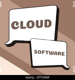 Écriture affichage de texte Cloud Software, Word pour le niveau des prix relatifs à une gamme d'articles de tous les jours Homme à la plume pointant sur Digital Lock Intro Banque D'Images