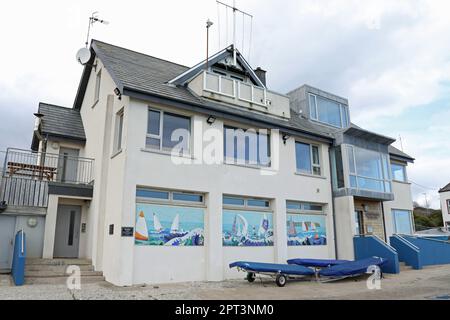 County Antrim Yacht Club à Whitehead sur la rive nord de Belfast Lough Banque D'Images