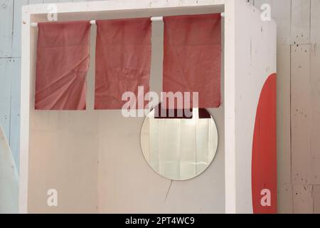 Article rétro décoré dans une maison d'époque, photo de stock Banque D'Images