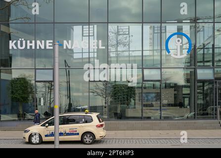 Kuehne und Nagel, Grosser Grasbrook, Hafencity, Hambourg, Allemagne Banque D'Images