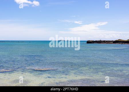 Océan de mer sur la plage dans l'île de Penghu Banque D'Images