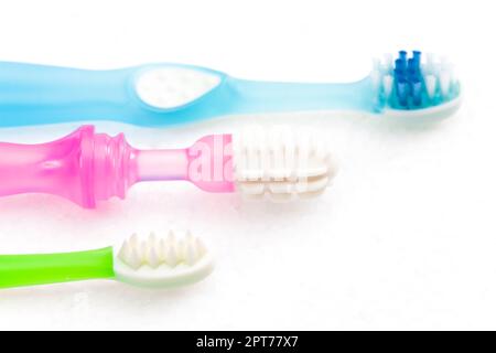 Still Life de dentition et brosse à dents Banque D'Images