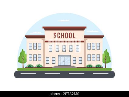 École primaire avec structure de bâtiment et EkPosterior dans modèle dessin main dessin dessin dessin dessin dessin dessin dessin dessin dessin dessin dessin dessin dessin dessin dessin dessin dessin dessin dessin Banque D'Images