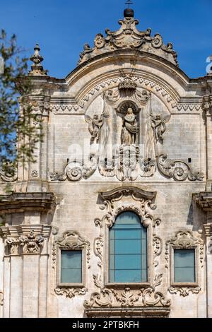 Église Saint François d'Assise à Matera.Italie Banque D'Images