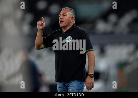 Rio de Janeiro, Brésil. 27th avril 2023. RJ - RIO DE JANEIRO Vieira entraîneur de Ypiranga pendant un match contre Botafogo au stade Engenhao pour le championnat Copa do Brasil 2023. Photo: Thiago Ribeiro/AGIF/Sipa USA crédit: SIPA USA/Alay Live News Banque D'Images