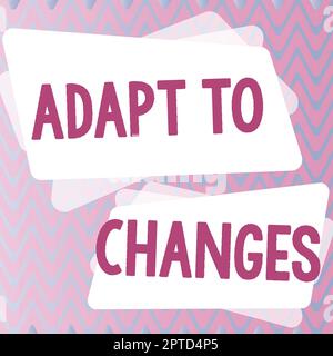 Inspiration montrant le signe Global Fake News, concept signifiant embrasser de nouvelles opportunités croissance adaptation Progress Banque D'Images