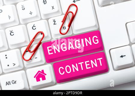 Légende de texte présentant le contenu attrayant, le mot écrit sur l'ajustement ou la conception d'un lieu de travail pour l'utilisateur s a besoin de clavier d'ordinateur et Symbol.Informa Banque D'Images