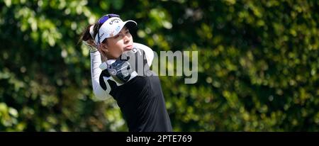 26 avril 2023: LPGA - Ladies Association professionnelle de golf, Atthaya Thitikul tearing sur le 11th trous au JM LA Championship 2023, Wilshire Country Club, Los Angeles, CA, Etats-Unis, 27 avril 2023 (Credit image: © Scott Mitchell/ZUMA Press Wire) USAGE ÉDITORIAL SEULEMENT! Non destiné À un usage commercial ! Banque D'Images