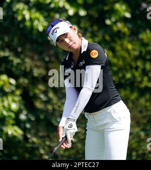 26 avril 2023: LPGA - Ladies Association professionnelle de golf, Atthaya Thitikul tearing sur le 11th trous au JM LA Championship 2023, Wilshire Country Club, Los Angeles, CA, Etats-Unis, 27 avril 2023 (Credit image: © Scott Mitchell/ZUMA Press Wire) USAGE ÉDITORIAL SEULEMENT! Non destiné À un usage commercial ! Banque D'Images