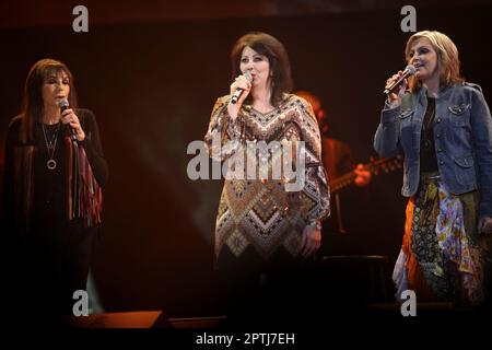 Huntsville, États-Unis. 25th avril 2023. Les Isaacs se rendent à l'hommage de Still Playin' Possum - George Jones à Propst Arena sur 25 avril 2023 à Huntsville, Alabama. Crédit: Jamie Gilliam/The photo Access crédit: The photo Access/Alay Live News Banque D'Images