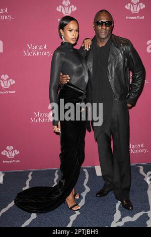 New York, États-Unis. 27th avril 2023. Sabrina Dhowre Elba et Idris Elba assistent jeudi à 27 avril 2023, jeudi à New York, au Gala du Prince's Trust 2023. Photo de John Nacion/UPI crédit: UPI/Alamy Live News Banque D'Images