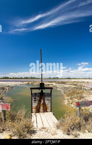 Salin de Giraud en Camargue, Provence, France Banque D'Images