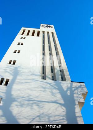 Église évangélique de réconciliation luthérienne de Leipzig, Gohlis dans le style du modernisme classique (Bauhaus) basé sur le design de Hans Heinrich Grotj Banque D'Images