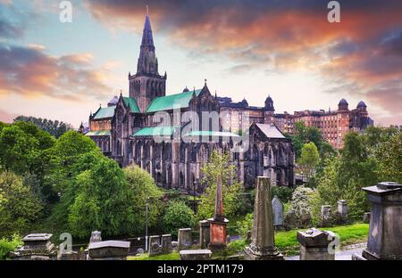 Cathédrale de Glasgow - le haut Kirk de Glasgow en Écosse Banque D'Images