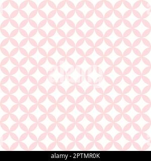 Motif de répétition de cercle géométrique abstrait pastel, vecteur Illustration de Vecteur