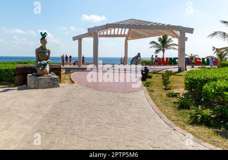 Punta sur, Isla Mujeres, Côte des Caraïbes, Cancun, Quintana Roo, Mexique Banque D'Images