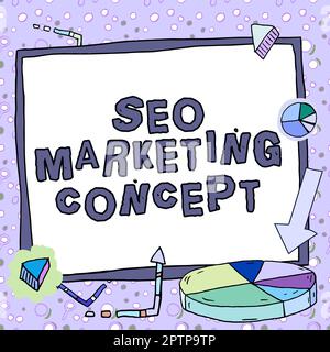 Inspiration montrant Sign Seo Marketing concept, mot écrit sur la stratégie qui met en œuvre pour satisfaire les besoins des clients Banque D'Images