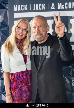 AUSTIN, TEXAS - 27 AVRIL : Eloise DeJoria et Jean Paul DeJoria participent au gala annuel 11th de Mack, Jack et McConaughey à l'ACL Live on 27 avril 2023 à Austin, Texas. (Photo de Maggie Boyd/SipaUSA) Banque D'Images