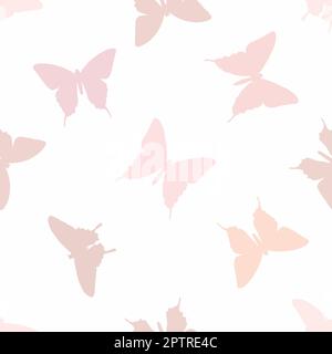Motif de répétition à vecteur papillon Illustration de Vecteur