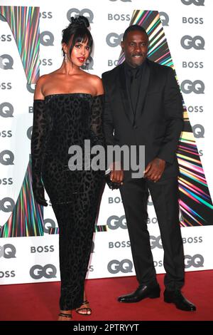 Sabrina Dhowre Elba et Idris Elba assistent aux GQ Men of the Year Awards 2021 à Tate Modern à Londres, en Angleterre. Banque D'Images