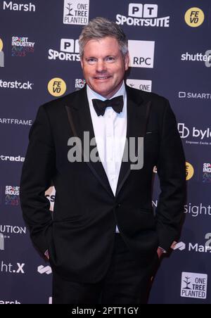 Londres, Royaume-Uni. 27th avril 2023. Mark Durden-Smith a assisté aux Sport Industry Awards 2023 à Battersea Evolution à Londres. Crédit : SOPA Images Limited/Alamy Live News Banque D'Images