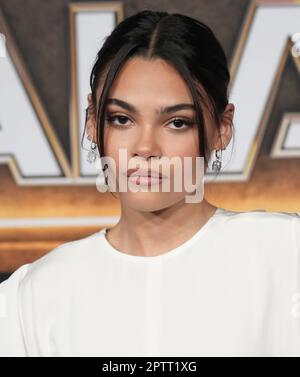 Ariana Greenblatt arrive aux GARDIENS DE LA GALAXIE vol. 3 première mondiale tenue au Dolby Theatre à Hollywood, CA jeudi, ?27 avril 2023. (Photo de la Sathanlee B. Mirador/Sipa USA) Banque D'Images