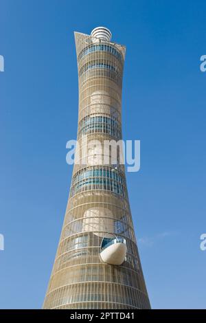 Qatar, Doha, l'Aspire Tower à Doha City Sports Complex Banque D'Images