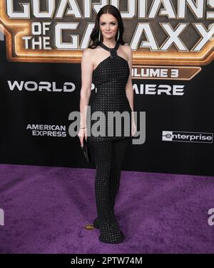 Los Angeles, États-Unis. 27th avril 2023. Lydia Hearst arrive aux GARDIENS DE LA GALAXIE vol. 3 première mondiale tenue au Dolby Theatre à Hollywood, CA jeudi, ?27 avril 2023. (Photo par Sthanlee B. Mirador/Sipa USA) crédit: SIPA USA/Alay Live News Banque D'Images