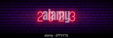 Noël et nouvel an 65-5 (Neon) Illustration de Vecteur