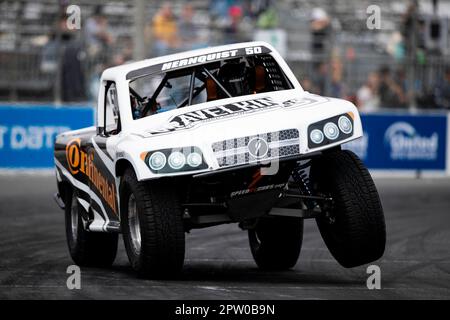 Long Beach, Californie. 14th avril 2023. TREY HERNQUIST (50) d'Encinitas, CA pratique pour le Grand Prix d'Acura de long Beach à long Beach, CA, Etats-Unis. Crédit : csm/Alay Live News Banque D'Images