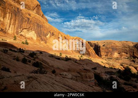 Corona Arch, Bootlegger Canyon, près de Moab, Utah USA Banque D'Images