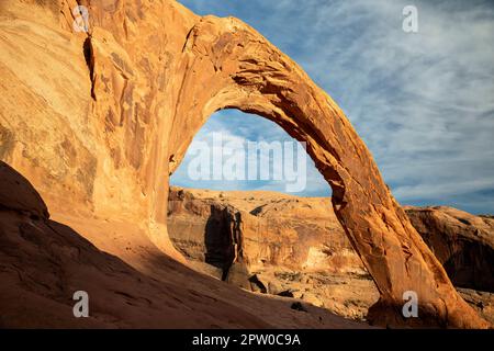 Corona Arch, Bootlegger Canyon, près de Moab, Utah USA Banque D'Images