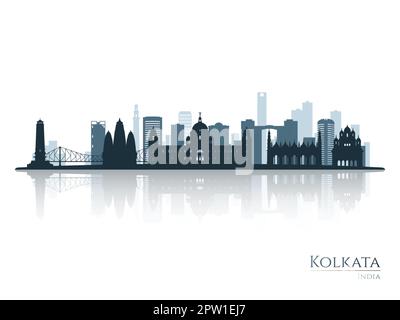 Kolkata 01-7 (Noir) Illustration de Vecteur