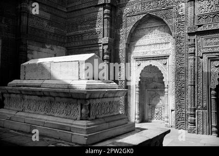 Tombe d'Iltutmish, Delhi, Inde Banque D'Images