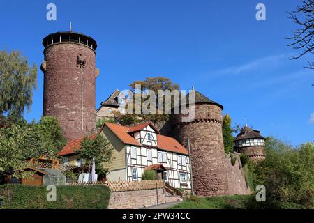 historische Trendelburg in der gleichnamigen Stadt, Hessen, Allemagne Banque D'Images